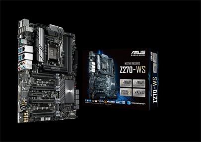 ASUS Z270-WS, 1151, Z270, 4x DDR4, 4 x PCIe 3.0/2.0 x16, 1 x M.2 x4 Socket 3, ATX