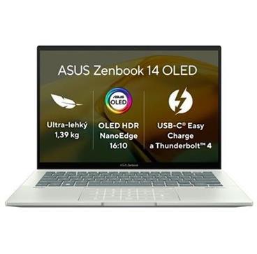 ASUS Zenbook 14 OLED i5-1240P/16GB/512GB SSD/14" 2.8K/OLED/2yr Pick up & Return/W11H/Zelená