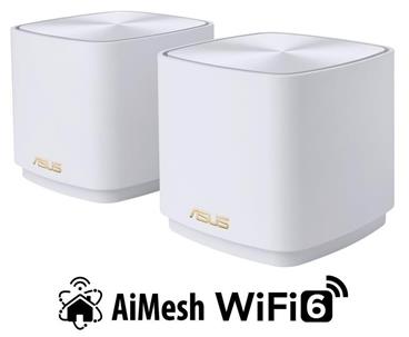 ASUS ZenWiFi XD4 2-pack wireless AX1800 Mesh WiFi 6 System + myš ROG GLADIUS II ORIGIN