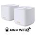 ASUS ZenWiFi XD4 2-pack wireless AX1800 Mesh WiFi 6 System + myš ROG GLADIUS II ORIGIN