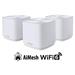 ASUS ZenWiFi XD4 Plus 3-pack white Wireless AX1800 Dual-band Mesh WiFi 6 System