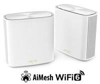 ASUS ZenWiFi XD6S 2-pack Wireless AX5400 Mesh WiFi 6 System + myš ROG GLADIUS II WIRELESS