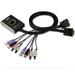 ATEN 2-port DVI KVMP USB2.0, mini, audio, 1.2m kabely