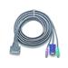 ATEN integrovaný kabel pro KVM PS/2 1.8 M pro CS128A