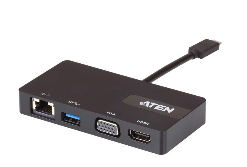 ATEN USB-C Multiportová dokovací stanice HDMI, VGA, RJ45, USB3.1