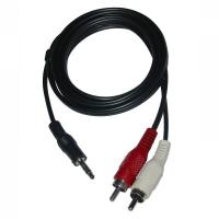 Audio Kabel 3,5mm M/cinch M 2x, 1,8 m, LOGO