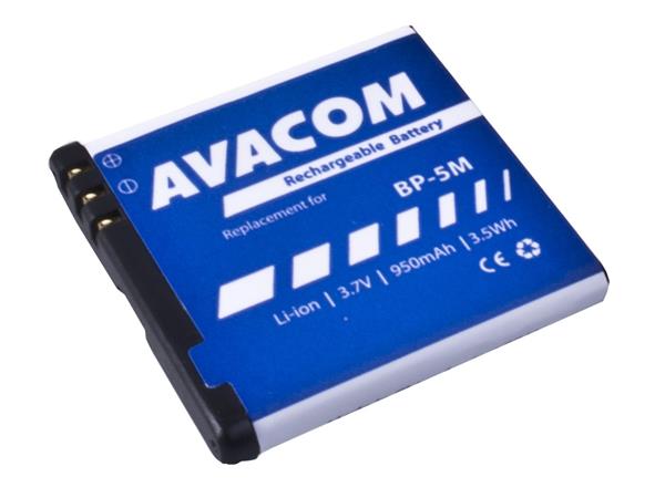 AVACOM Baterie do mobilu Nokia N81, 6500 Slide Li-Ion 3,7V 950mAh (náhrada BP-5M)