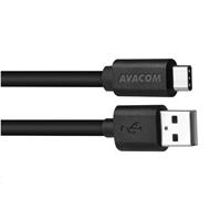 AVACOM Datový a nabíjecí kabel USB - USB Type-C, 100cm, černá