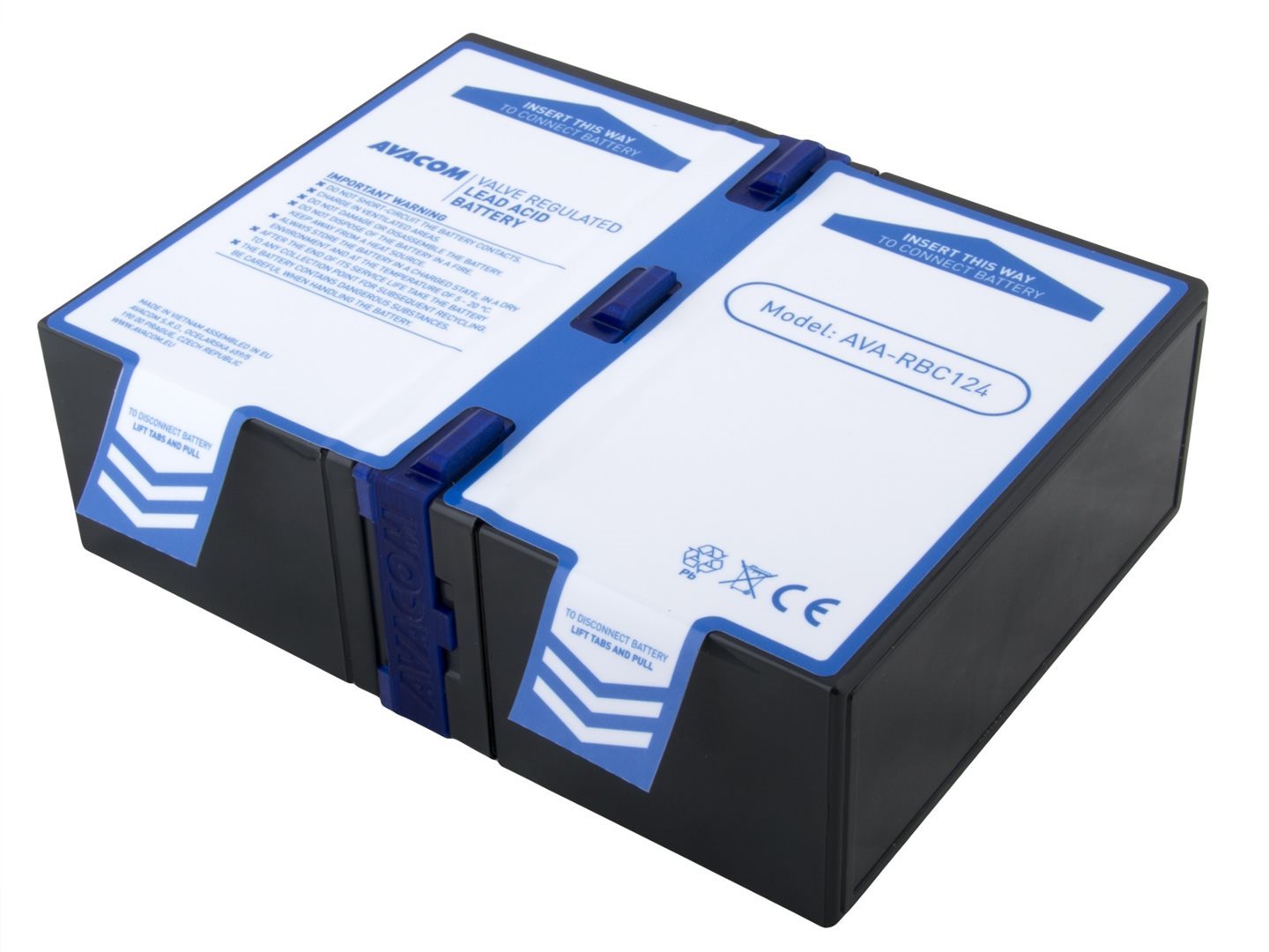 AVACOM náhrada za RBC124 - baterie pro UPS (2ks baterií typu High Rate)