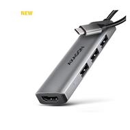 AXAGON HMC-H3A, USB 5Gbps hub, 3x USB-A, HDMI 4k/30Hz, kabel USB-C 15cm