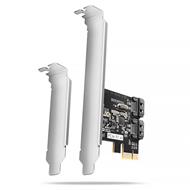 AXAGON PCES-SJ2 Dvoukanálový SATA III PCI-Express řadič se dvěma interními SATA porty. Standard & Low profile