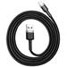 Baseus Cafule nabíjecí/datový kabel USB na Lightning 2,4A 1m, šedá-černá