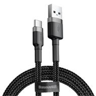 Baseus CATKLF-BG1 Cafule Kabel USB-C 3A 1m Grey/Black