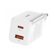 Baseus CCSUPP-E02 Super Si Quick Nabíječka USB + USB-C 30W White