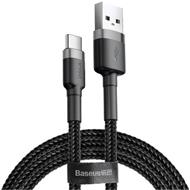 Baseus datový kabel Cafule USB-C 3m 2A šedo-černý