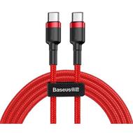 Baseus datový kabel Cafule USB-C/USB-C 1m PD2.0 60W červený