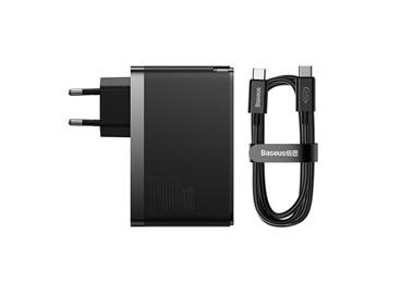 Baseus GaN5 Pro rychlonabíjecí adaptér 2x USB-C + USB-A 140W černá