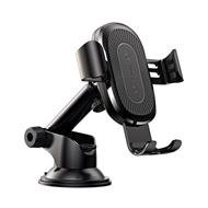 Baseus WXYL-A01 Gravity Car Mount with Wireless Charging Black