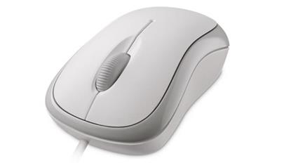 Basic Optical Mouse Mac/Win USB White