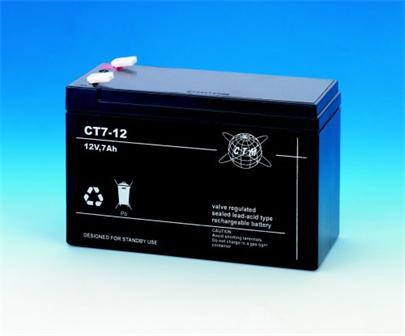 Baterie CT 12V 7 Ah, Faston 187