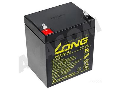 Baterie Long 12V 5Ah olověný akumulátor F1