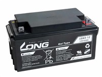 Baterie Long 12V 65Ah olověný akumulátor LongLife M6 10-12 let (WPL65-12AN)