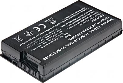 Baterie T6 power Asus A8, A8000, F50, F8, F80, N60, N80, N81, X61, X81, Z99, 6cell, 5200mAh