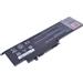Baterie T6 power Dell Insprion 13 7347, 13 7348, 11 3147, 11 3158, 3874mAh, 43Wh, 3cell, Li-pol