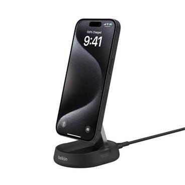 Belkin Belkin BOOST CHARGE™ PRO konvertibilní Qi2 15W magnetický nabíjecí stojan, bez adaptéru, černá