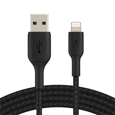 Belkin BOOST CHARGE™ Lightning/USB-A kabel, 2m, černý - odolný