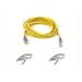 Belkin kabel PATCH U/UTP CAT5e CROSS 3m šedý/žlutý, bulk