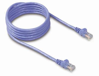 Belkin kabel PATCH UTP CAT5e 15m modrý, bulk Snagless