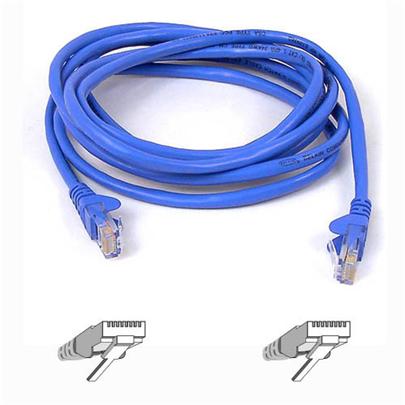 Belkin kabel PATCH UTP CAT5e 30m modrý, bulk Snagless
