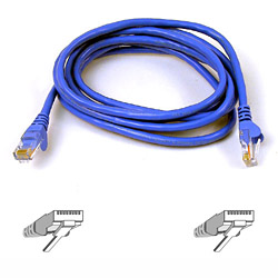 Belkin kabel PATCH UTP CAT6 3m modrý, bulk Snagless