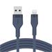 Belkin kabel USB-A na LTG_silikon, 2M, modrý