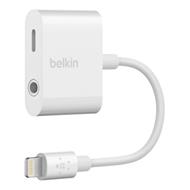 Belkin Lightning adaptér/rozdvojka 1x Lightning M/ 1x Lightning F + 1x 3,5mm jack