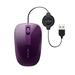 Belkin Optická myš Comfort s navíjecím kabelem - fialová