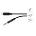 Belkin ROCKSTAR™ Lightning/3,5mm jack kabel, 0,9m, černý