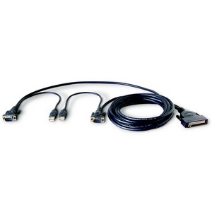 Belkin svařovaný kabel pro duální port USB a VGA 1,8 m