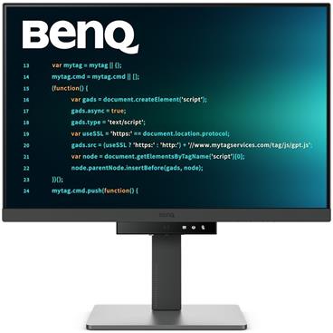 BenQ LCD LED RD240Q 24,1" IPS/2560x1600/5ms/DP/HDMI/2xUSB-C/3xUSB 3.0/Jack/VESA/repro/pivot/95% DCI-P3/Daisy Chain/černá