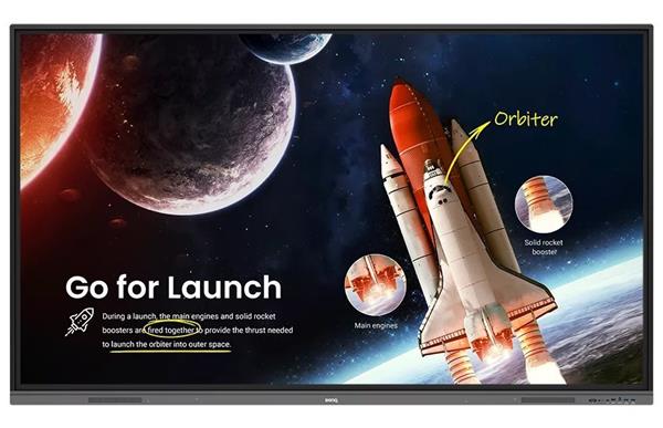 BenQ LCD RE8603 86" 3840x2160 touch IPS/1200:1/3xHDMI/VGA/5xUSB/USB-C/LAN/repro 2x16W/Android 11