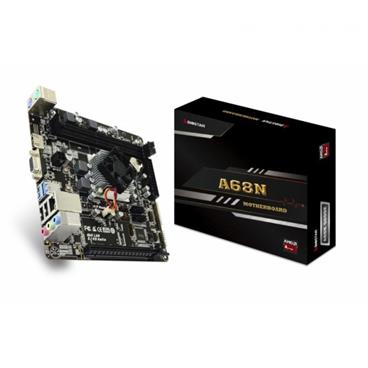 Biostar A68N-5600E, Mini-ITX, procesor AMD A4-3350B, 2.0GHz - 2.4GHz, Quad-Core, 15W TDP, DDR3