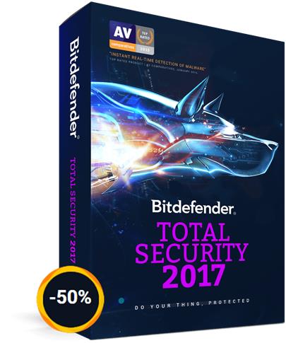 Bitdefender Total Security Multi-Device 2017, 10 zařízení, 24 měsíců - (ESD)