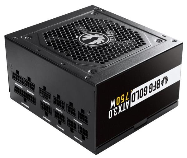 BitFenix zdroj BFG Gold / ATX3.0 / 750W / 120mm fan / 80 Plus Gold / active PFC / modulární