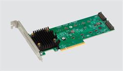 Broadcom MegaRAID 9540-2M2, 2x slot M.2 pro NVMe (PCIe 4.0 x4)/SATA (6Gb/s) disky, RAID 0, 1, PCIe 4.0 x8