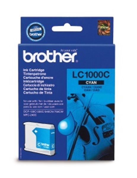 Brother LC-1000C (cyan, 400 str. @ 5% draft) pro DCP-330C,DCP-540CN