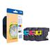 Brother LC125XL Rainbow Pack - 3-balení - Super High Yield - žlutá, azurová, purpurová - originál - inkoustová cartridge
