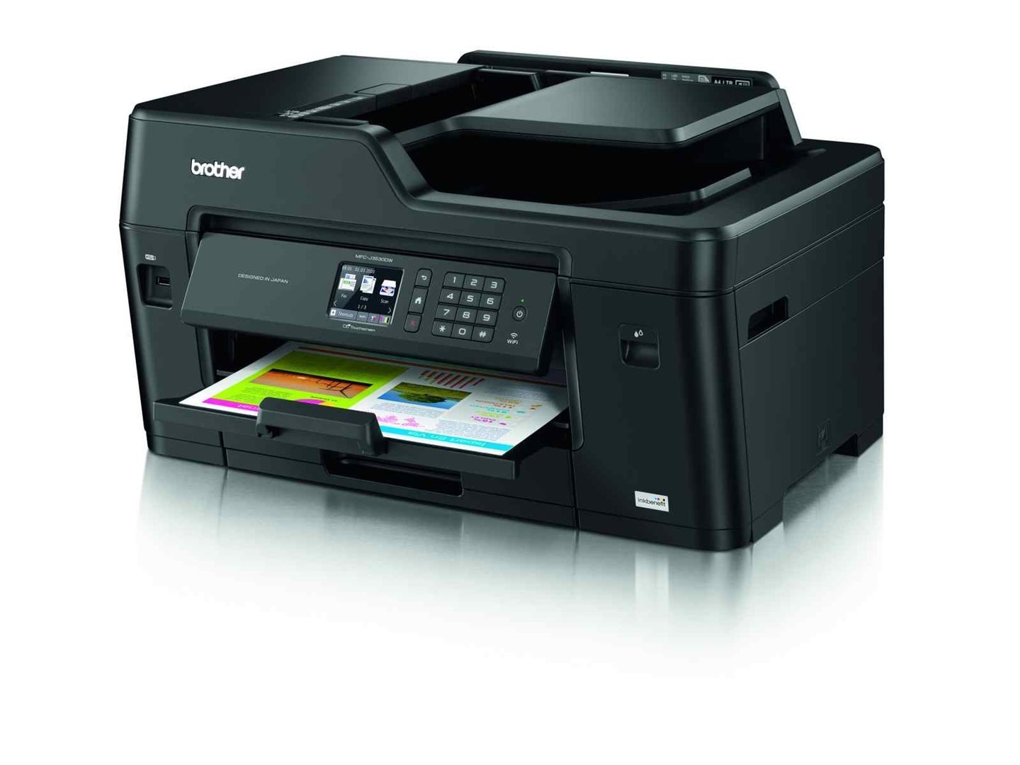 Brother MFC-J3530DW, A3 tiskárna/kopírka/skener/fax, tisk na šířku, duplexní tisk, síť, WiFi, dotykový LCD