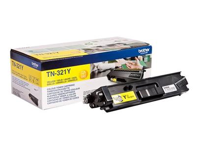 Brother tonerová kazeta TN-321Y/ DCP-L8400,L8450/ HL-L8250,L8350/ MFC-L8650,L8850/ 1500 stránek/ žlutý