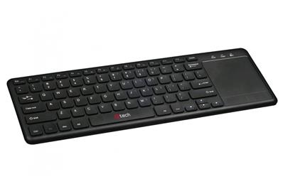 C-TECH Bezdrátová klávesnice s touchpadem WLTK-01 černá